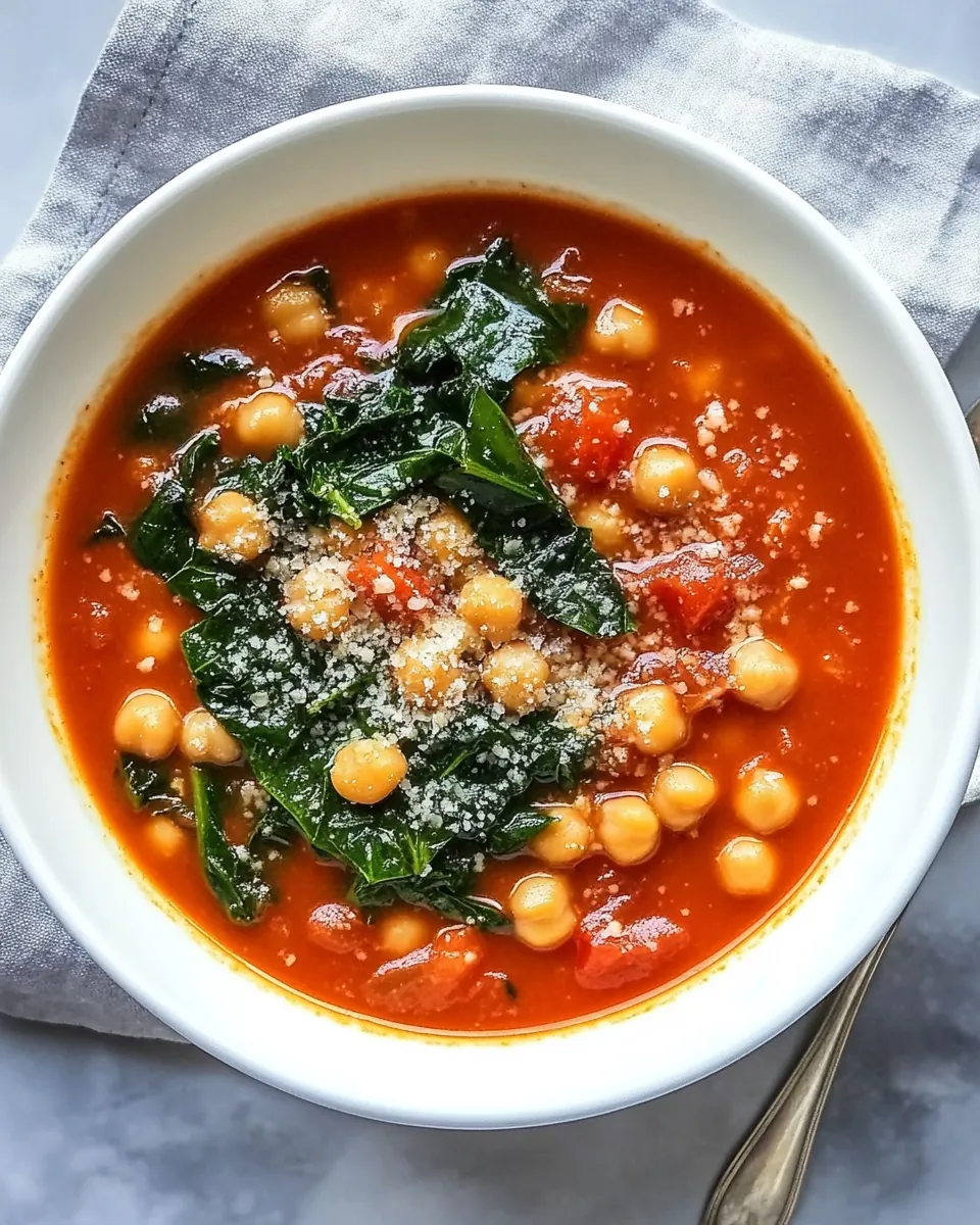 Chickpea Tomato Soup
