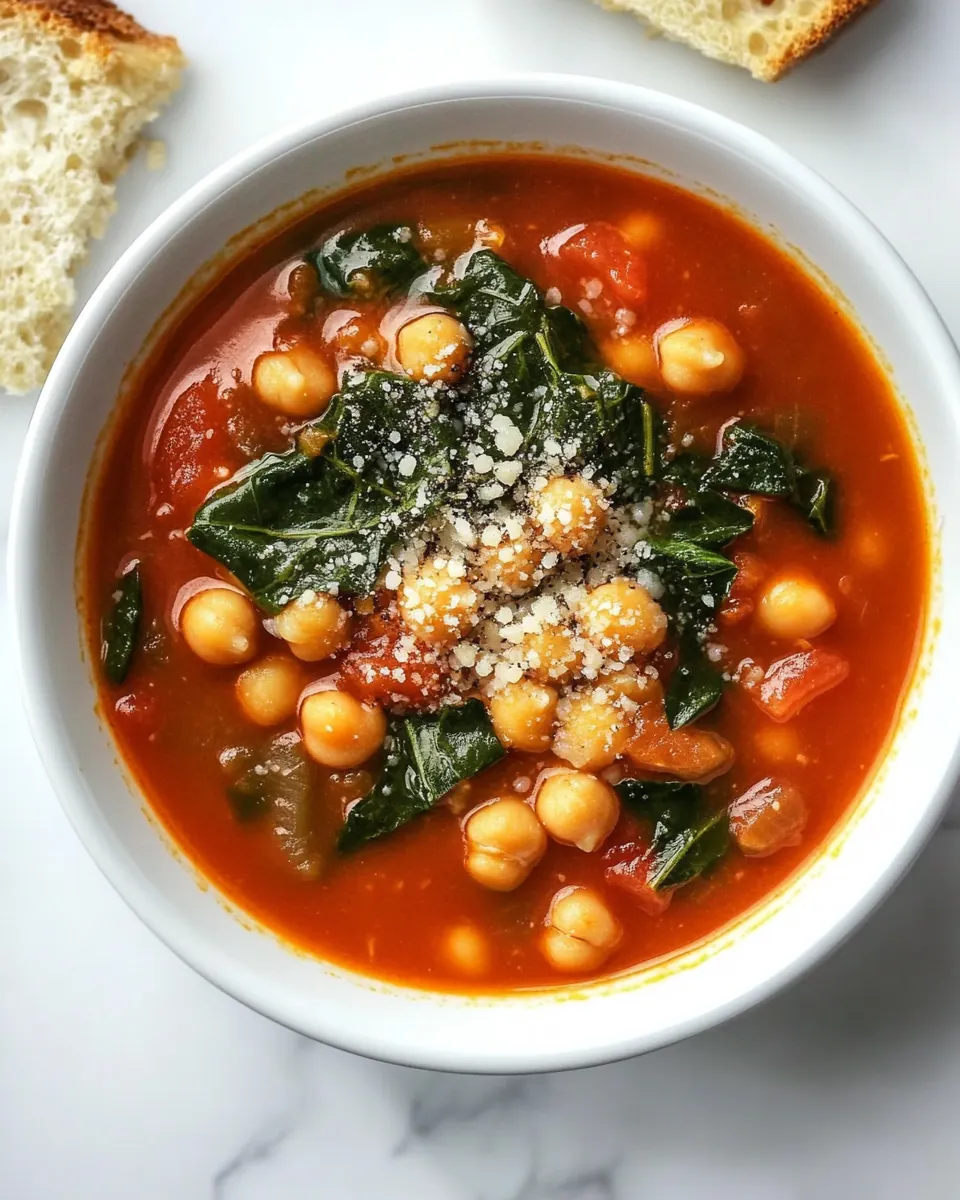 Chickpea Tomato Soup