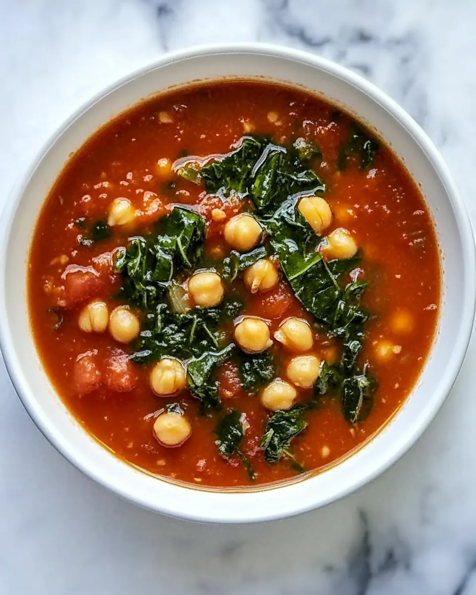 Chickpea Tomato Soup