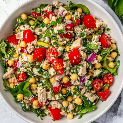 Chickpea Tuna Salad