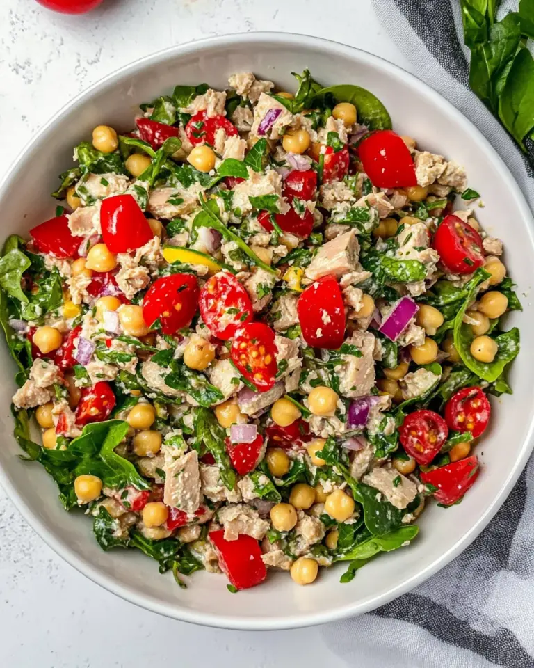 Chickpea Tuna Salad