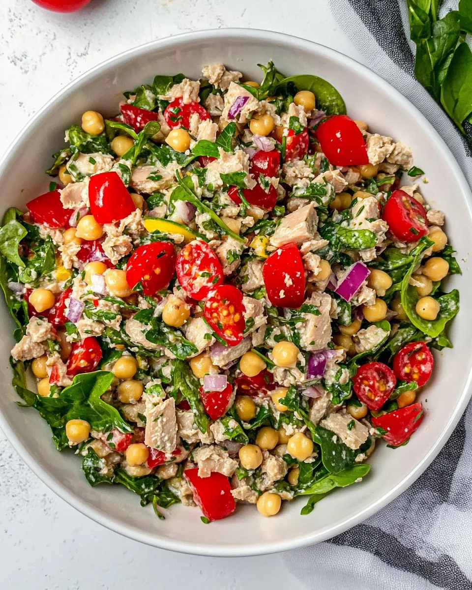 Chickpea Tuna Salad