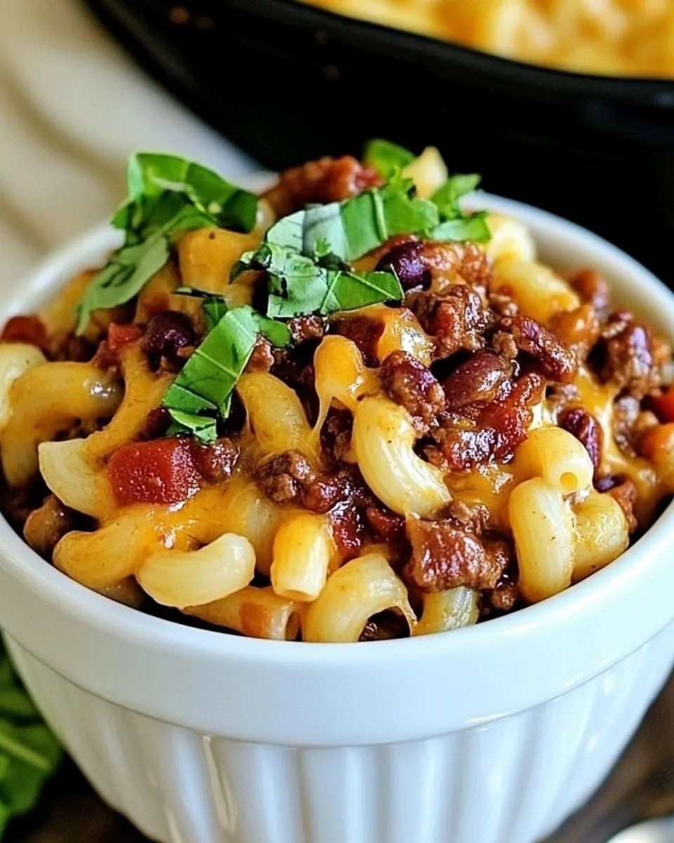 Chili Mac and Cheese