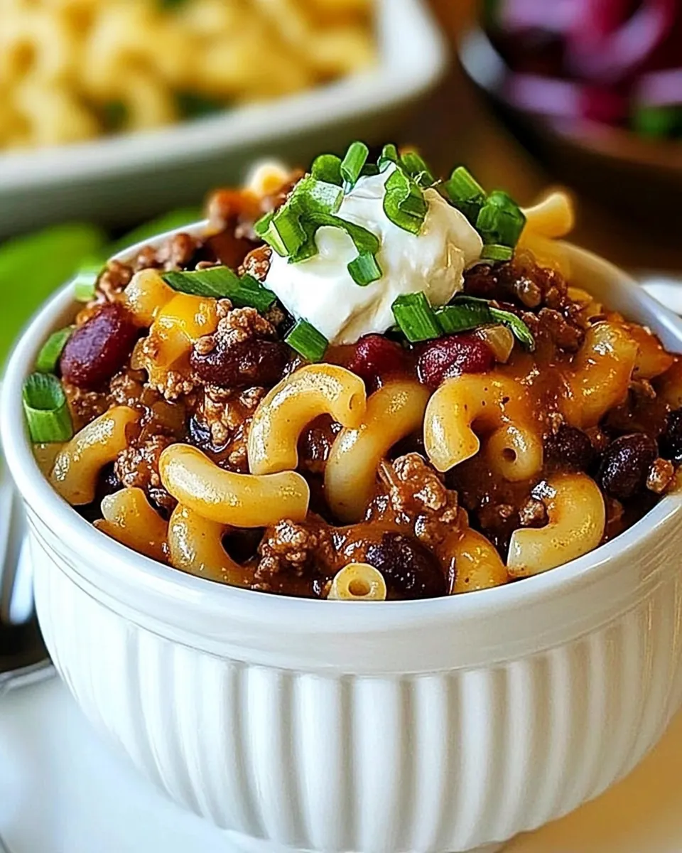 Chili Mac and Cheese