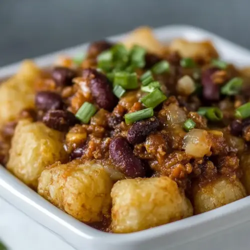 Chili Tater Tot Casserole