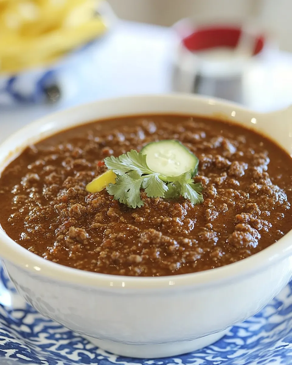 Chilis Original Chili Recipe