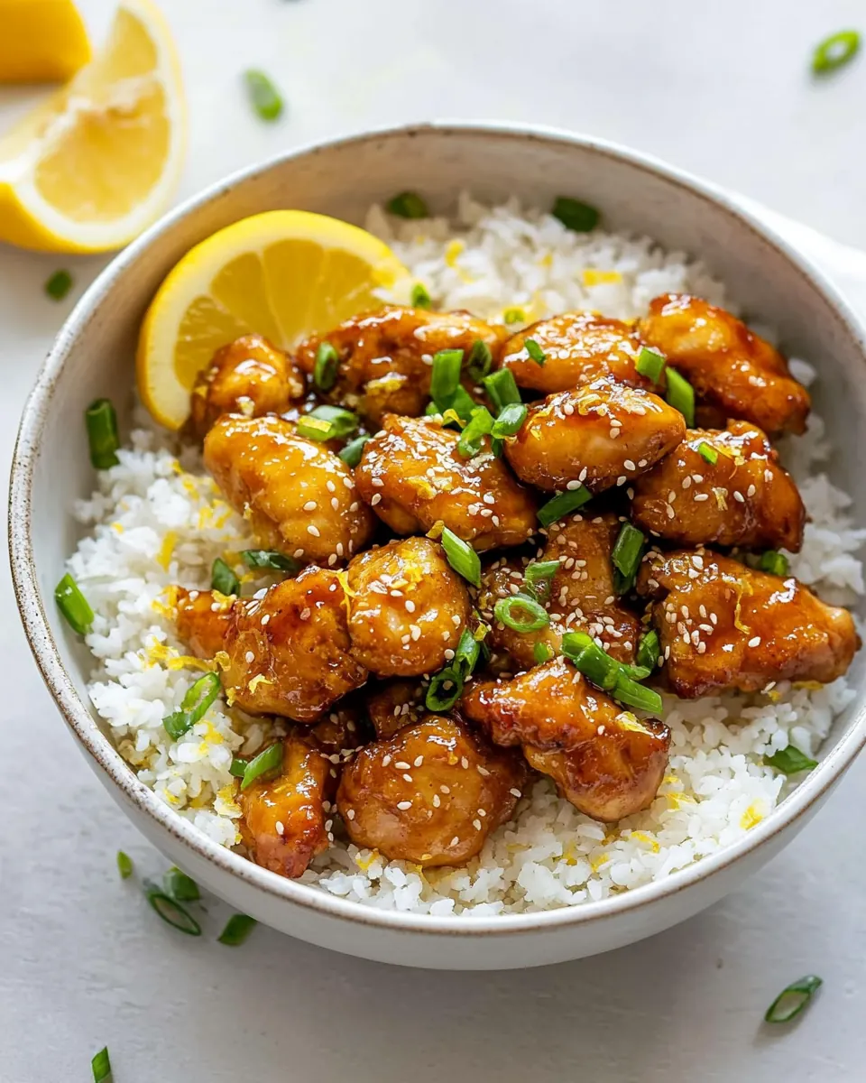 Chinese Lemon Chicken