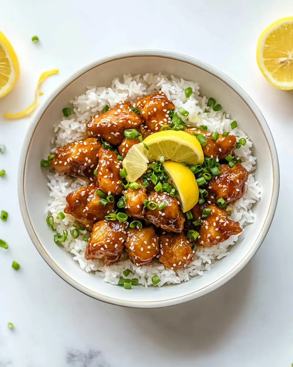 Chinese Lemon Chicken