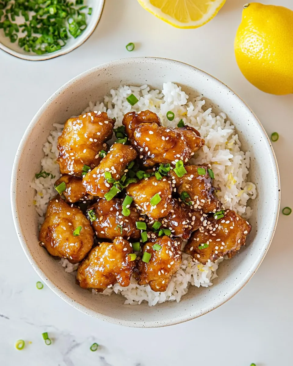 Chinese Lemon Chicken