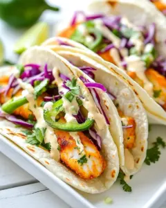Chipotle Lime Fish Tacos