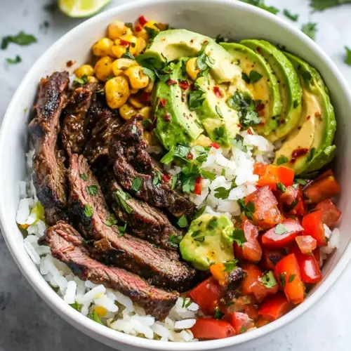 Chipotle Steak Rice Bowls
