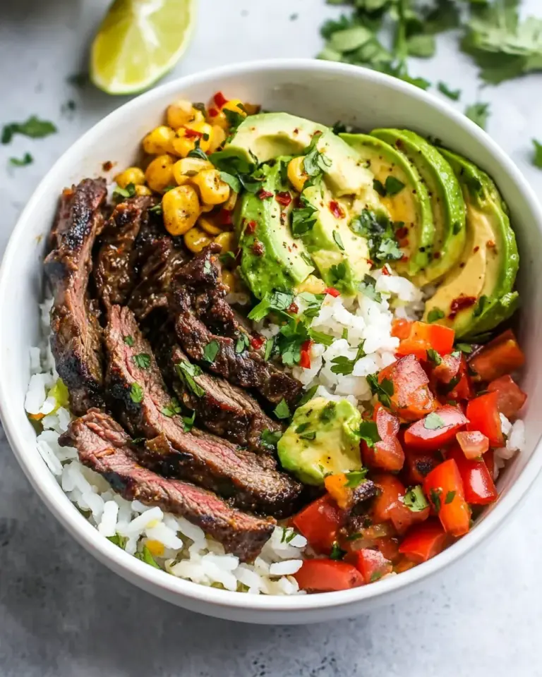 Chipotle Steak Rice Bowls