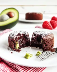 Chocolate Avocado Lava Cakes