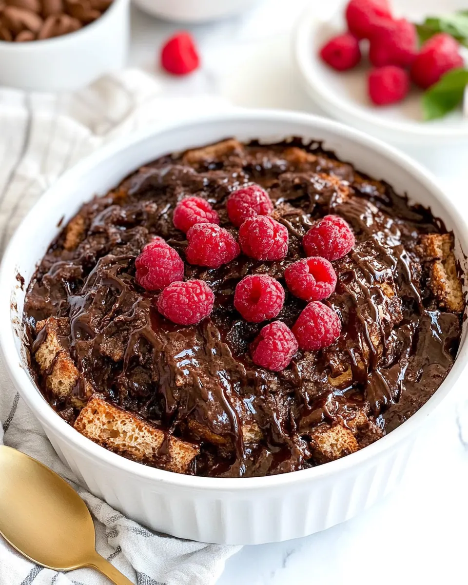 Chocolate Bread Pudding