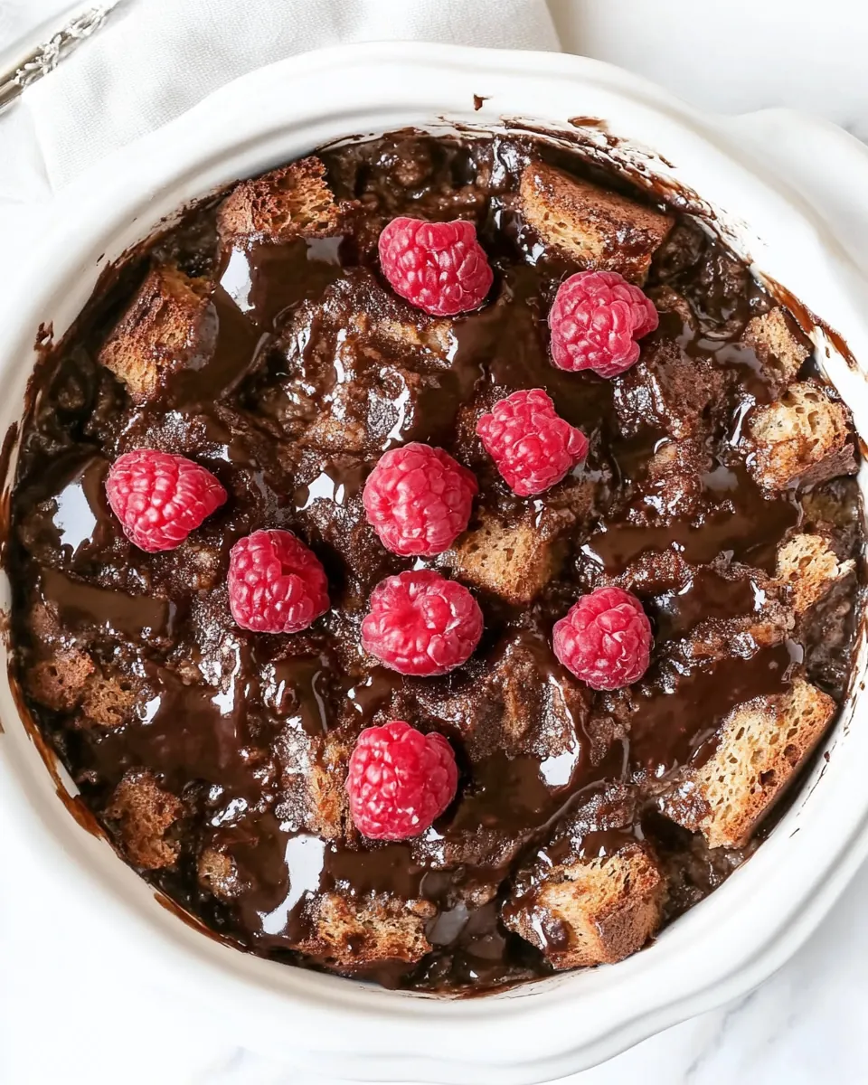 Chocolate Bread Pudding
