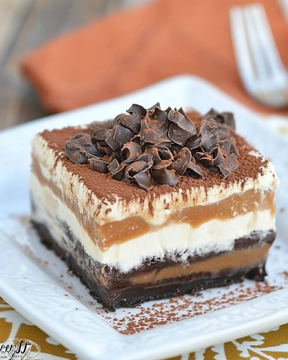 Chocolate Caramel Layered Dessert