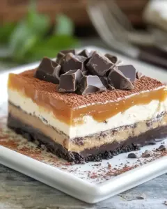 Chocolate Caramel Layered Dessert