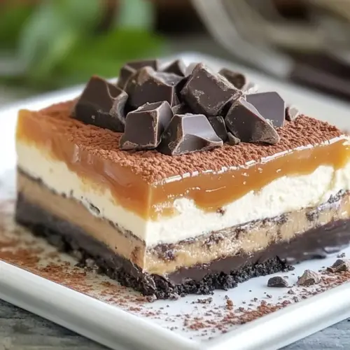 Chocolate Caramel Layered Dessert