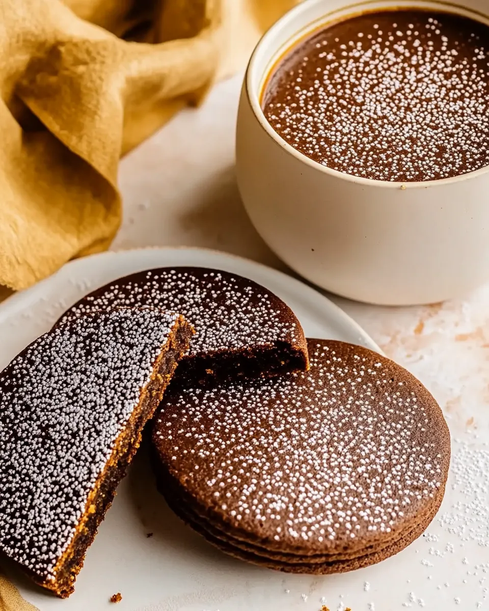Chocolate Chai Shortbread Cookies