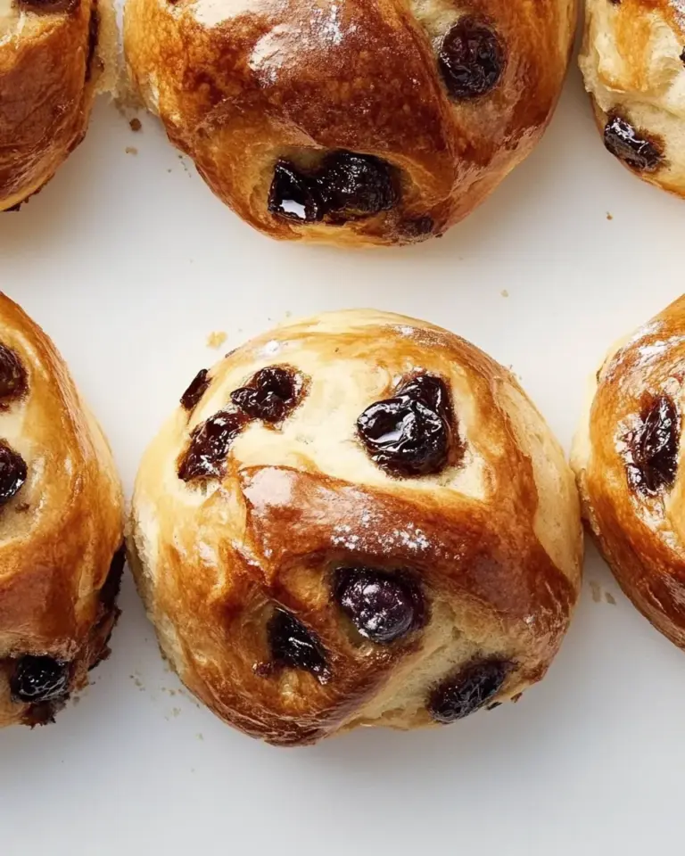 Chocolate Cherry Brioche Buns