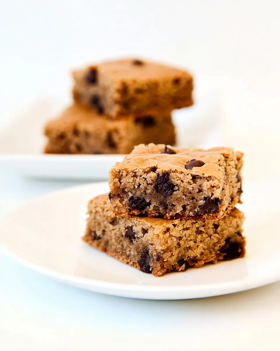 Chocolate Chip Banana Bread Blondies
