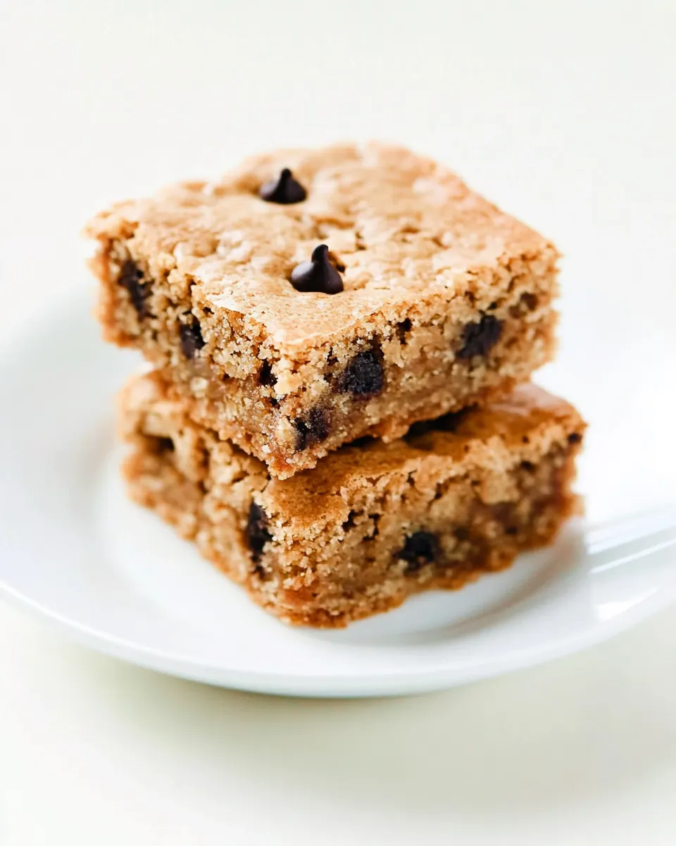 Chocolate Chip Banana Bread Blondies