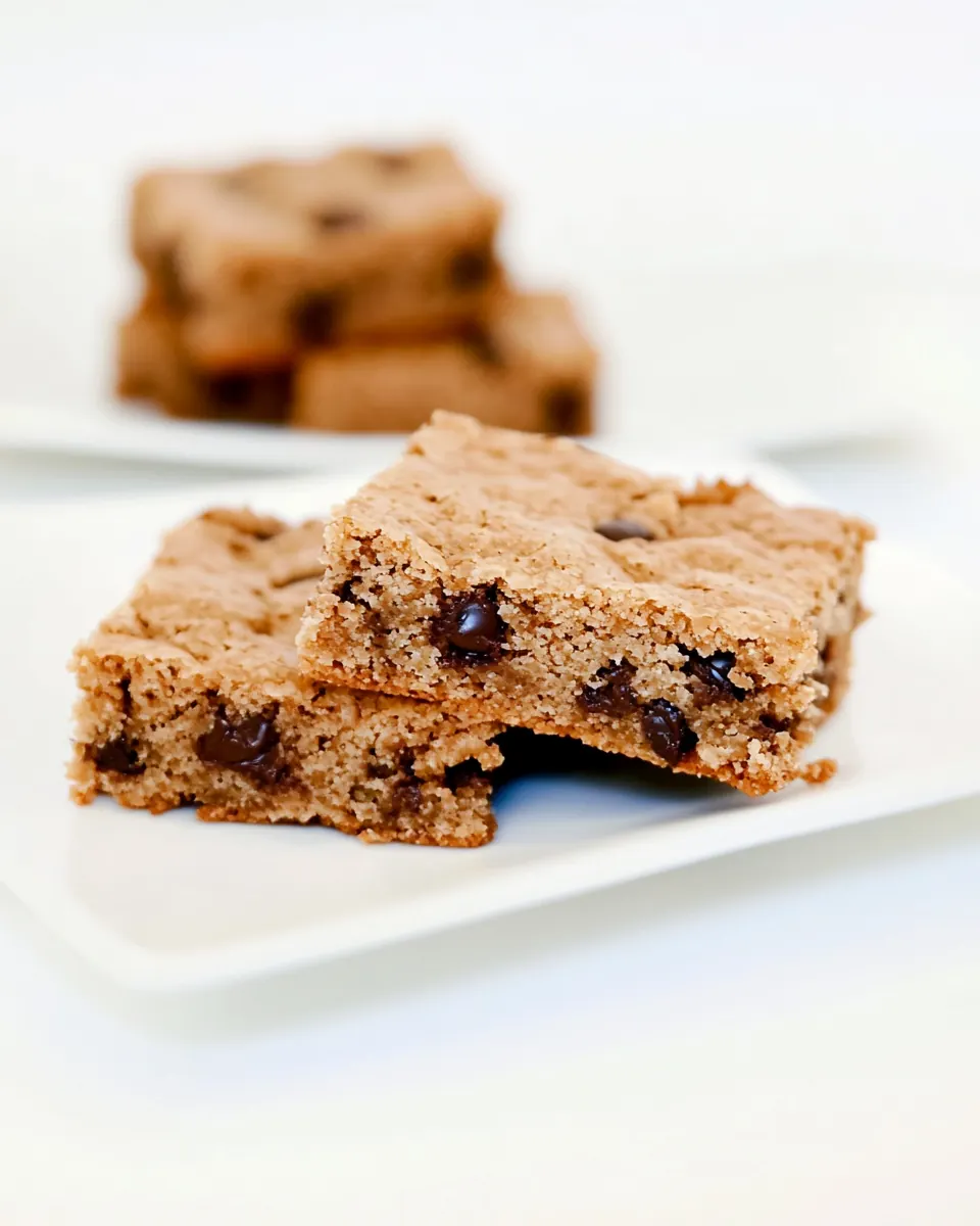Chocolate Chip Banana Bread Blondies