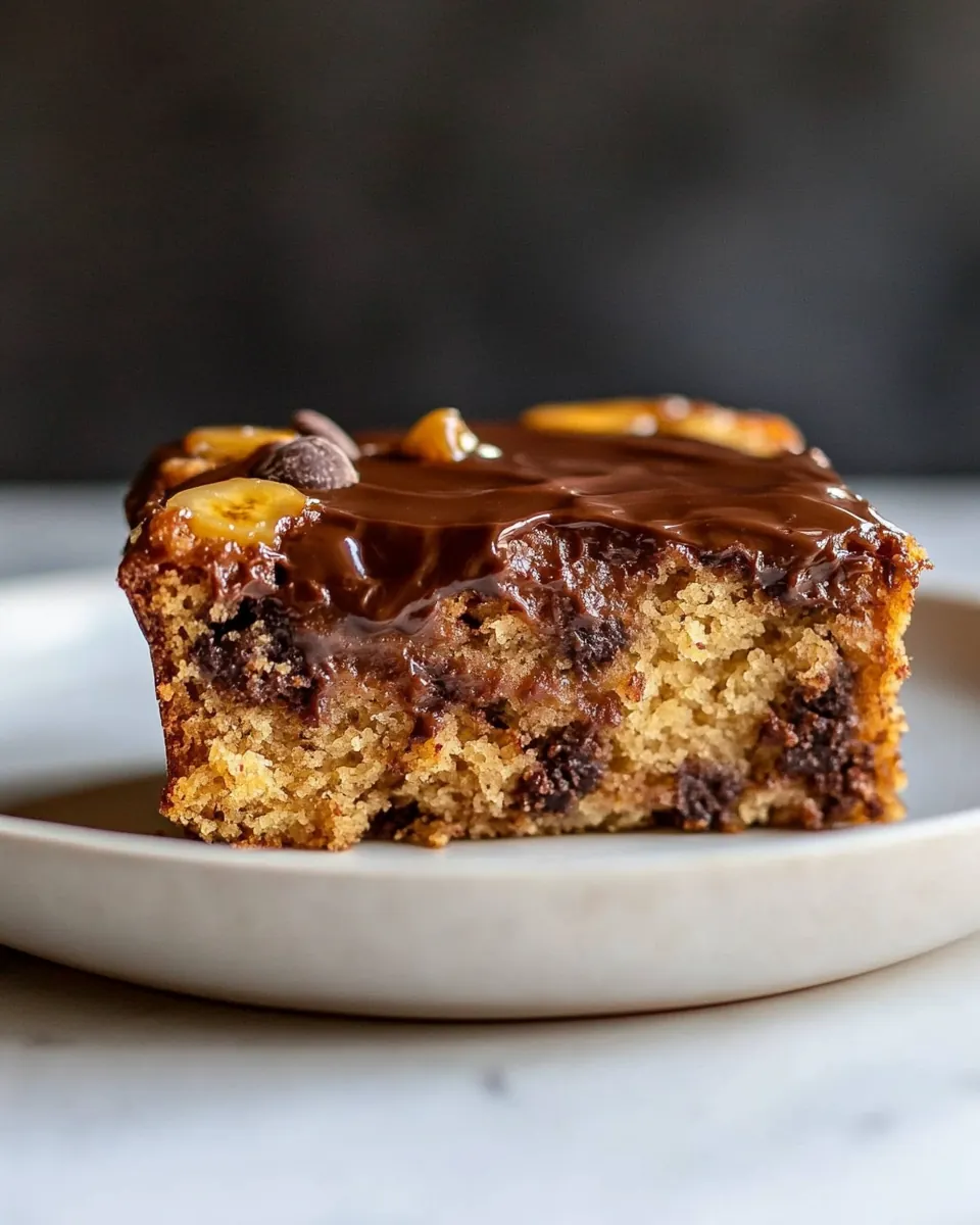 Chocolate Chip Banana Cake