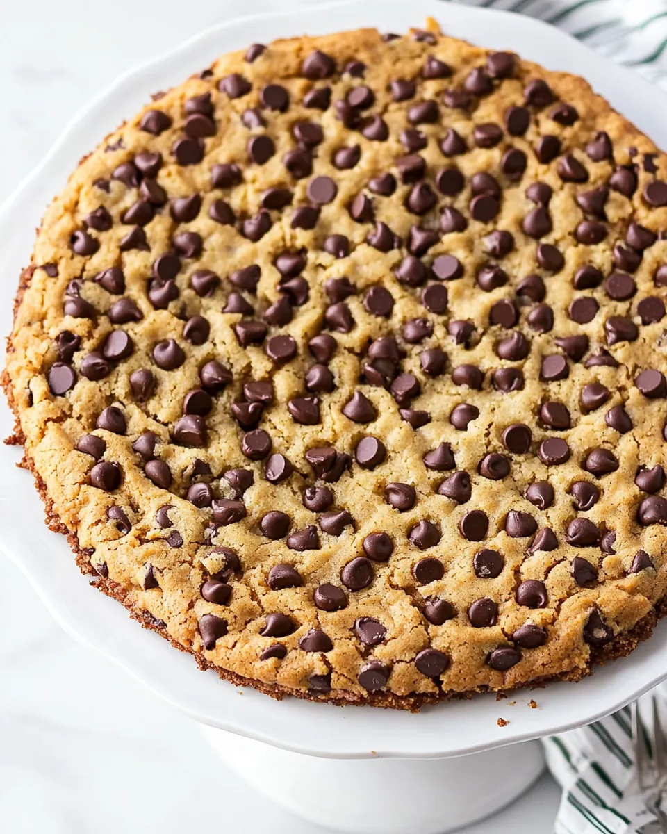 Chocolate Chip Cookie Cake