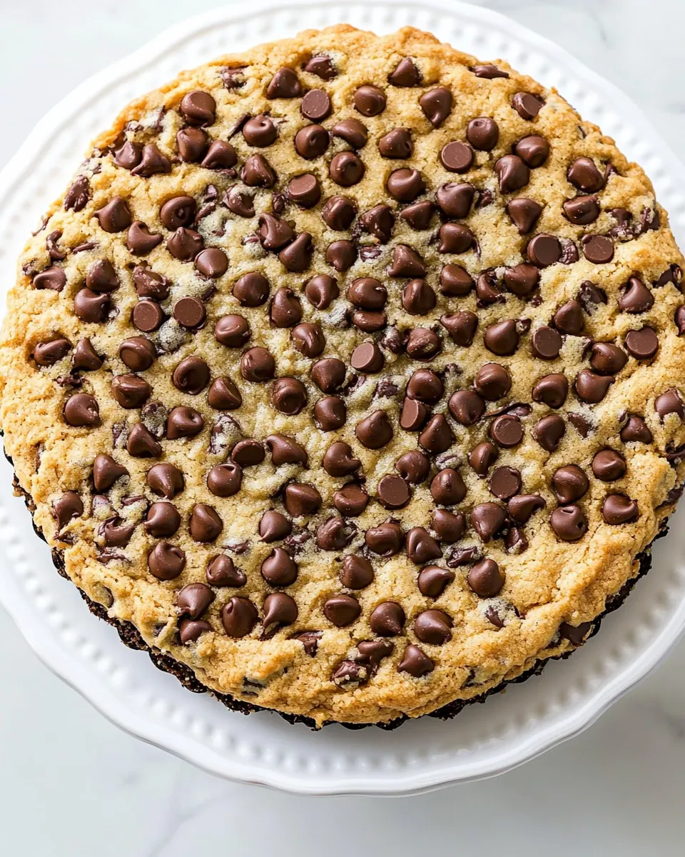 Chocolate Chip Cookie Cake
