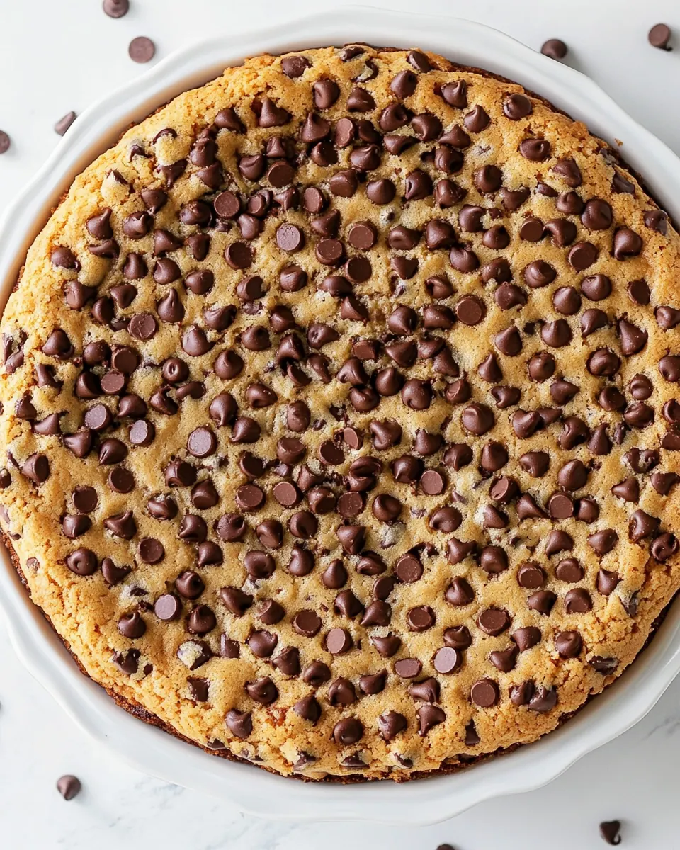Chocolate Chip Cookie Cake