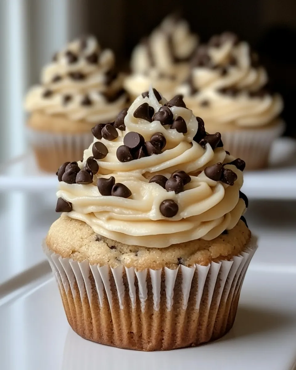 Chocolate Chip Cookie Cupcakes