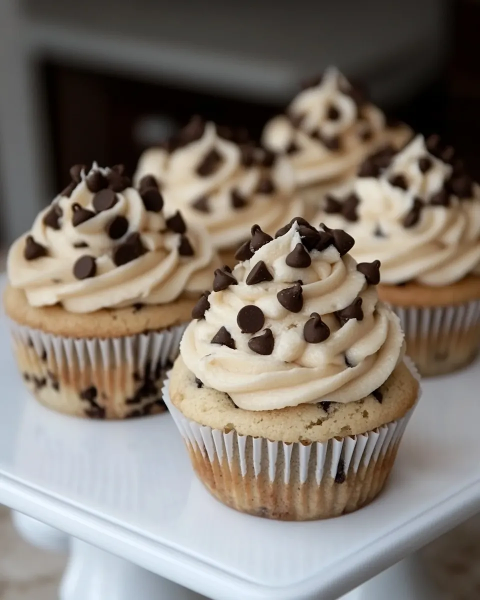 Chocolate Chip Cookie Cupcakes