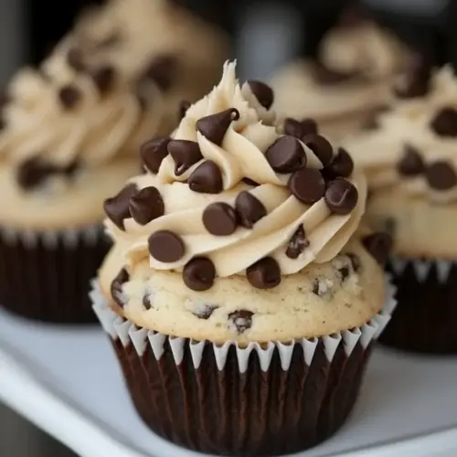 Chocolate Chip Cookie Cupcakes