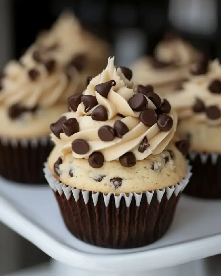 Chocolate Chip Cookie Cupcakes