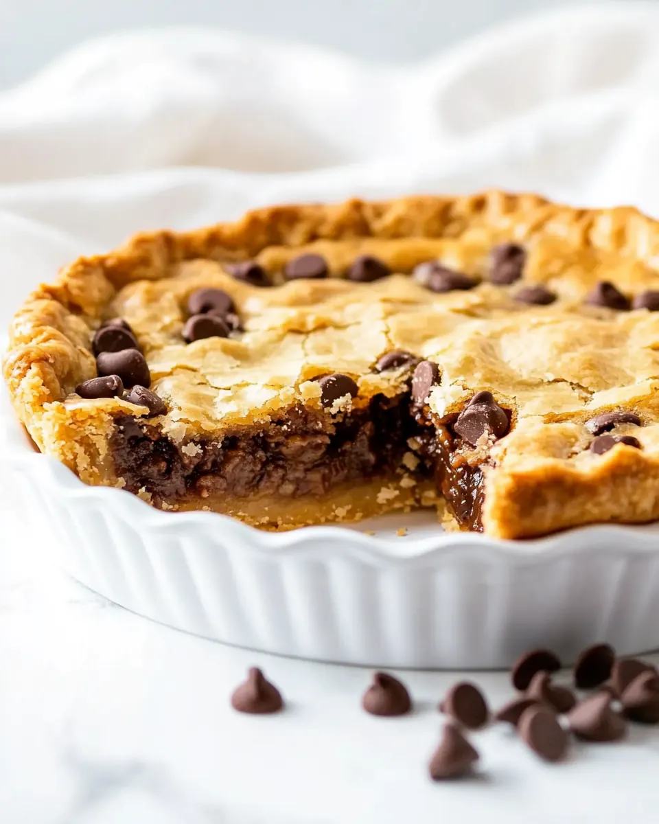 Chocolate Chip Cookie Pie