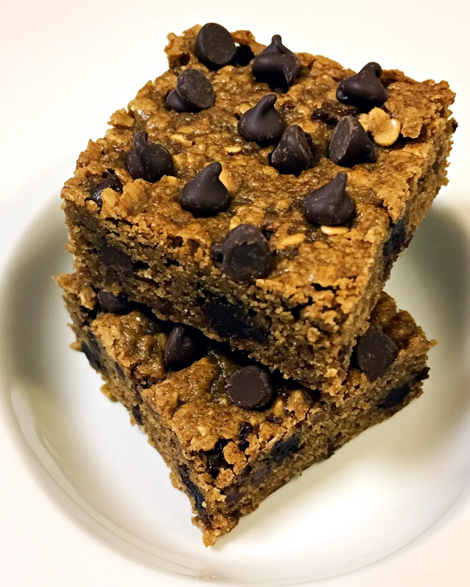 Chocolate Chip Lunchbox Bars
