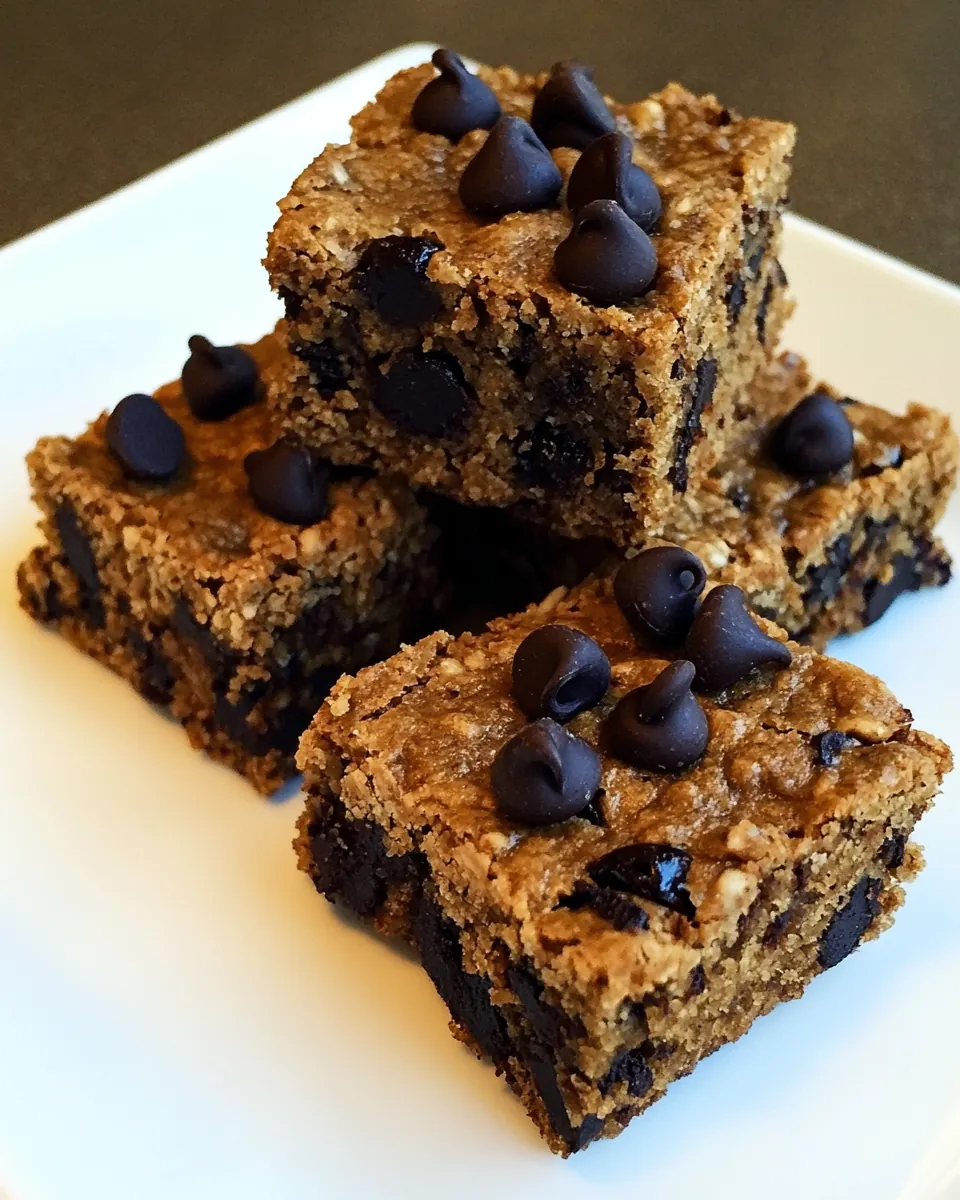 Chocolate Chip Lunchbox Bars