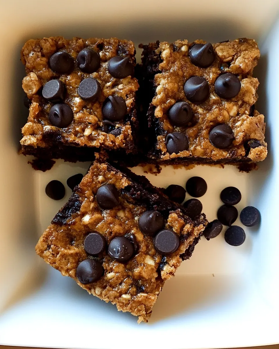 Chocolate Chip Lunchbox Bars