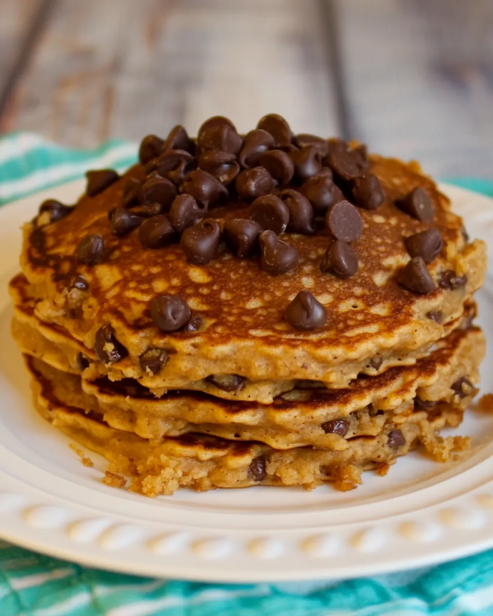 Chocolate Chip Oatmeal Cookie Pancakes