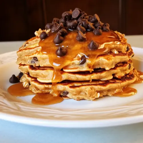 Chocolate Chip Oatmeal Cookie Pancakes