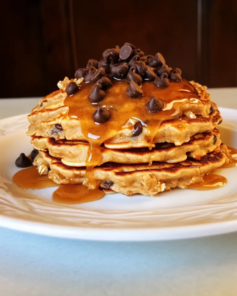 Chocolate Chip Oatmeal Cookie Pancakes