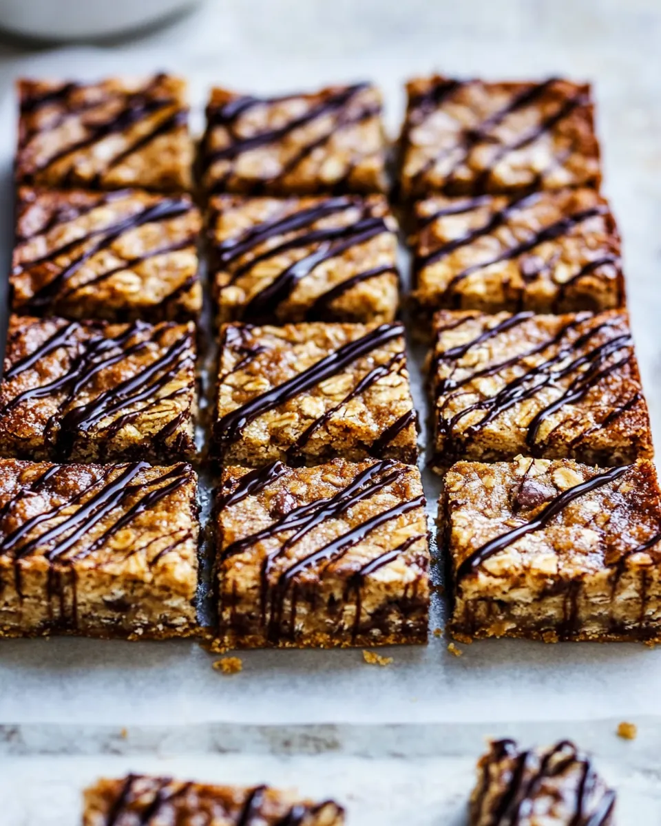Chocolate Chip Oatmeal Toffee Cookie Bars