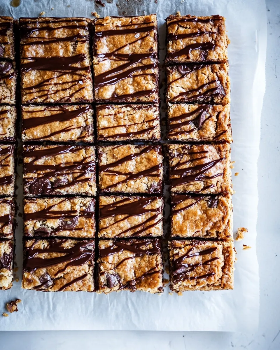 Chocolate Chip Oatmeal Toffee Cookie Bars