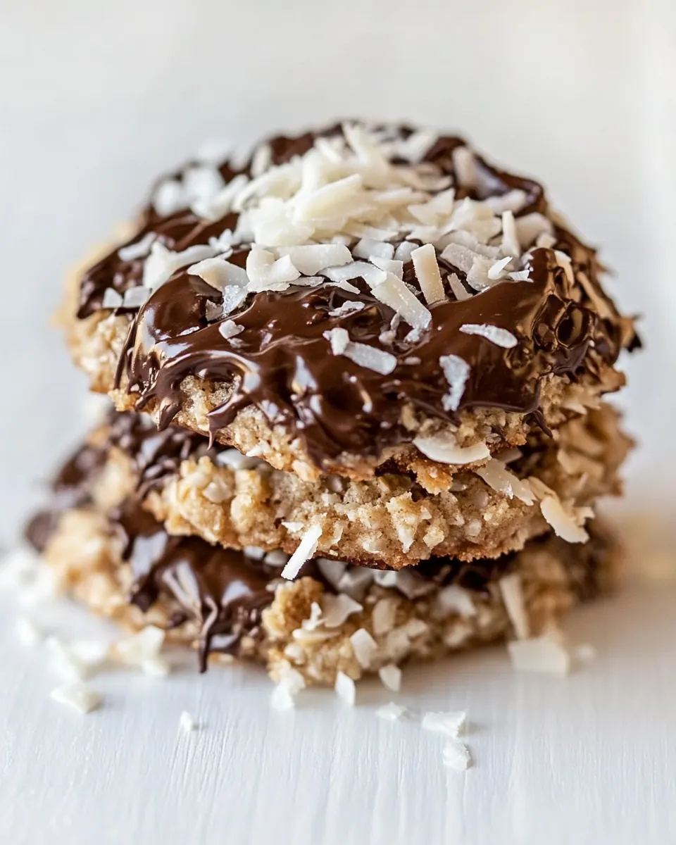 Chocolate Coconut Cookies