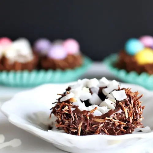 Chocolate Coconut Nests