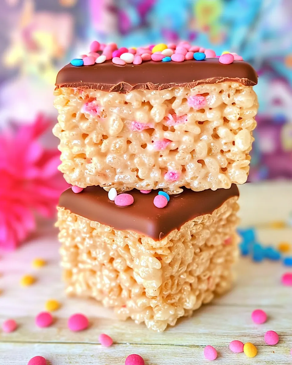 Chocolate Covered Rice Krispie Treats
