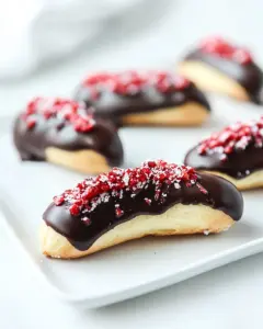 Chocolate Covered Strawberry Eclairs