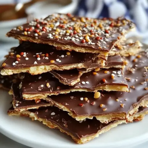 Chocolate Covered Toffee Matzo Crunch