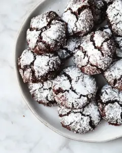 Chocolate Crinkle Cookies